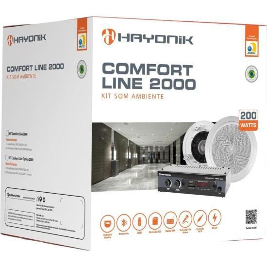 Imagem de Kit Som para Ambiente Hayonik Comfort Line 2000 OD