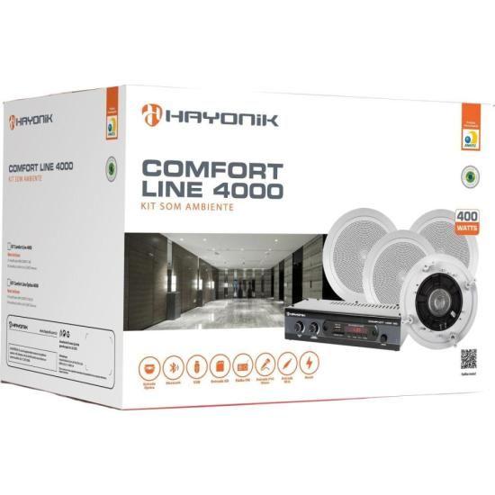 Imagem de Kit Som para Ambiente Hayonik Comfort Line 4000 OD