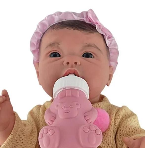 Imagem de Kit Sonho de Criança Boneca Menina Reborn +Casinha e Cozinha