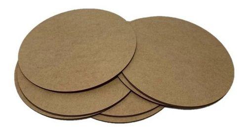 Imagem de Kit Souplat Com 30 Unid  De Madeira Mdf  Apoio De Prato