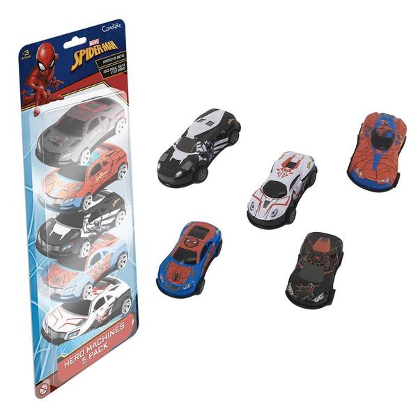 Imagem de Kit Spider-Man Laptop Bilingue + 5 Mini Veiculos Pull Back