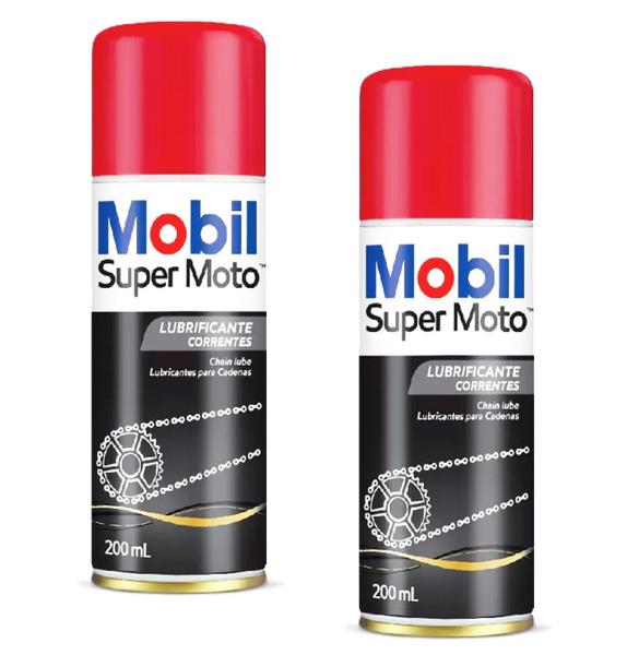 Kit Spray Mobil Lubrificante Super Moto Chain Lube (2 Unidades