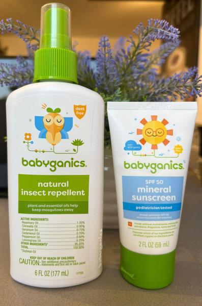 Imagem de Kit Spray Repelente Natural de Insetos e Mini Protetor Solar, Babyganics