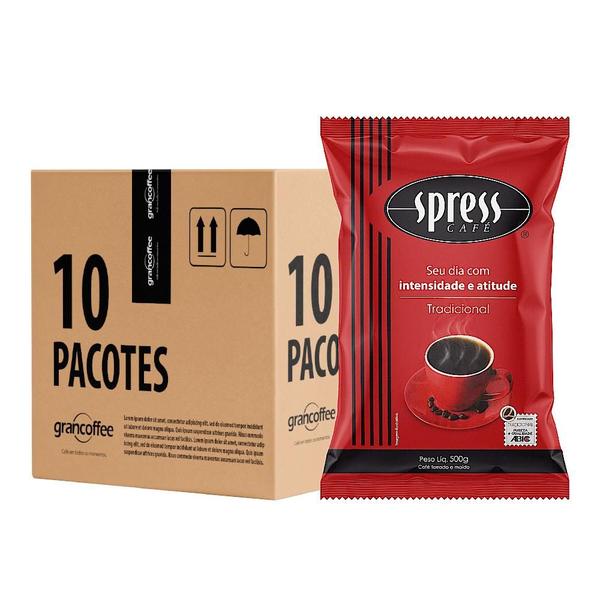 Imagem de Kit Spress Café Torrado e Moído Almofada 5kg