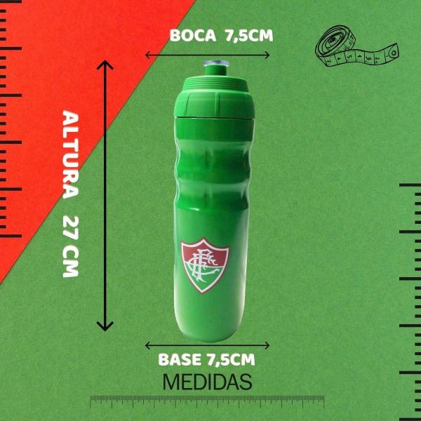 Imagem de Kit Squeeze Térmica 550Ml + Caneca Gel Gelado Fluminense