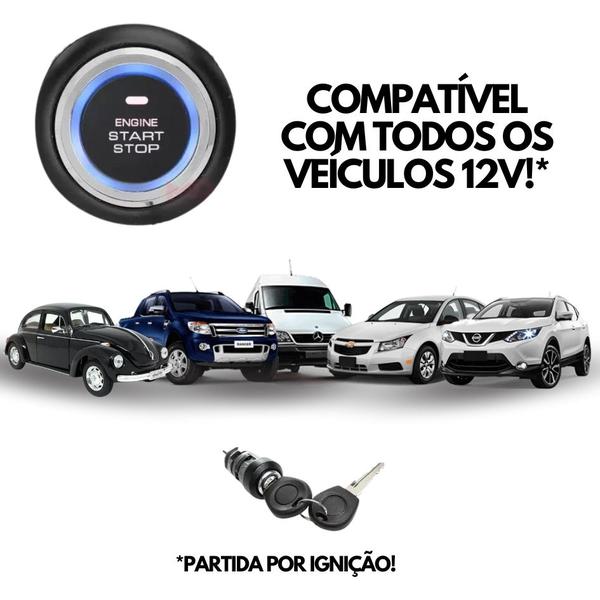 Imagem de Kit start stop cardot com 2 controles  e modulo bluetooth