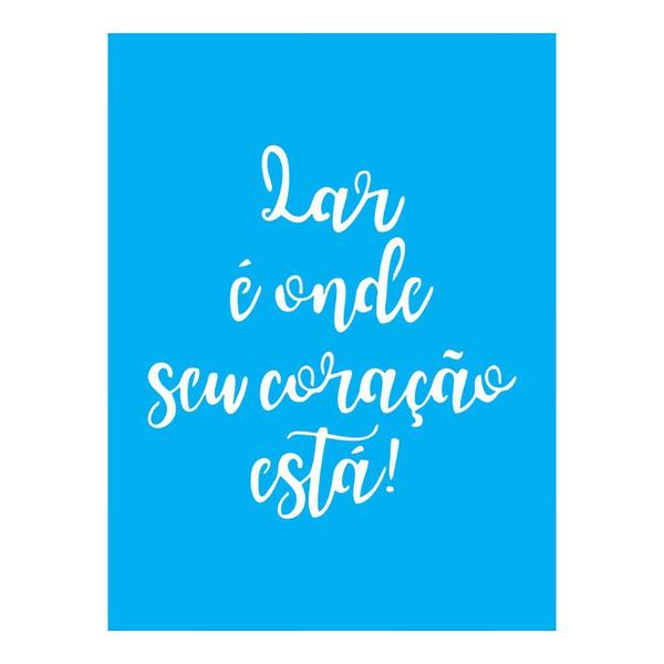 Imagem de Kit Stencil 10 unid - Frases - Ref 33