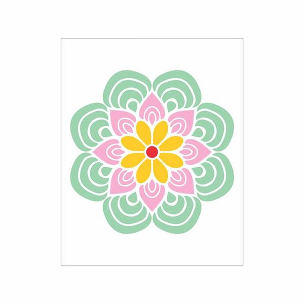 Imagem de Kit Stencil 10 unid - Mandalas - Ref 43