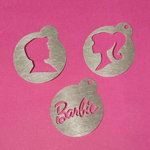 Imagem de Kit Stencil Barbie Ken e Logo CMG31