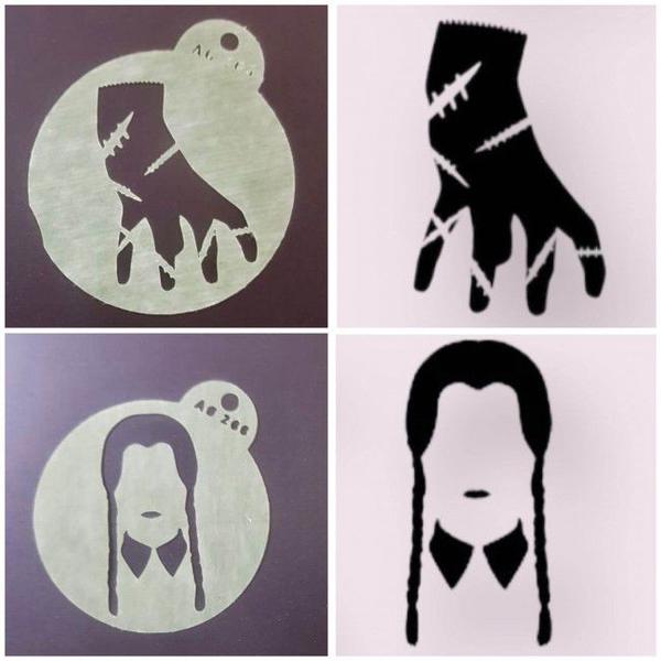 Imagem de Kit Stencil Wandinha Addams 2 Uni