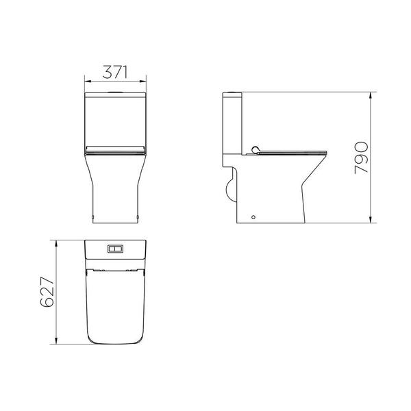 Kit Stillo Bacia + Caixa Acoplada + Assento Branco - Docol Imagem de Kit Stillo Bacia + Caixa Acoplada + Assento Branco - Docol