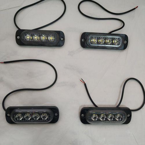 Imagem de Kit Strobo Automotivo Led Amarelo Grade, Moto, Carro,alerta