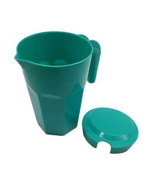 Imagem de Kit Suco 1 Jarra De 1,5 Litros Com 4 Copos De 400 Ml Verde