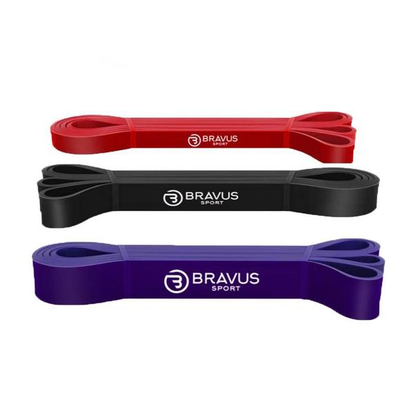 Kit Super Band Leve, Média E Forte + Âncora De Porta - Bravus Sport Imagem de Kit Super Band Leve, Média E Forte + Âncora De Porta