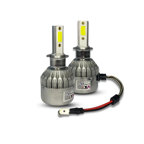 Imagem de Kit Super Led C6 Saveiro G2 98 À 00 Farol Alto Baixo e Milha