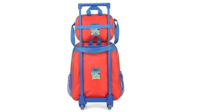 Kit Super Mario Bros Mochila de Rodinha + Lancheira Nintendo - Luxcel Imagem de Kit Super Mario Bros Mochila de Rodinha + Lancheira Nintendo