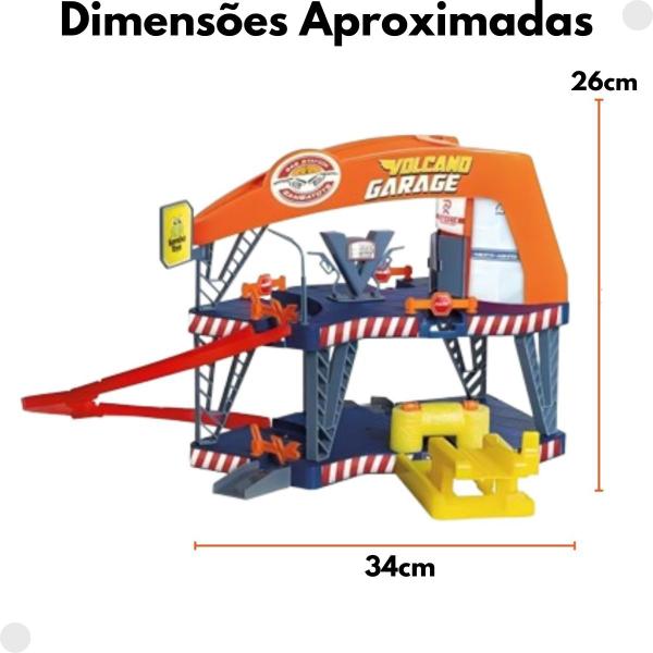 Imagem de Kit Super Pista Garage e Posto Tradicional C/ Acessórios - Samba Toys