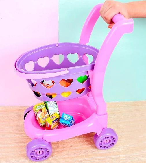 Imagem de Kit Supermercado Infantil Completo Brinquedo Menina Pç