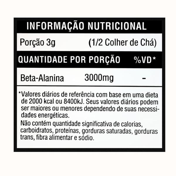 Imagem de Kit Suplemento em Pó Red Fit Nutrition 100% Puro Importado C/ Laudo Kit Beta-Alanina 150g ( 2 Unidades )