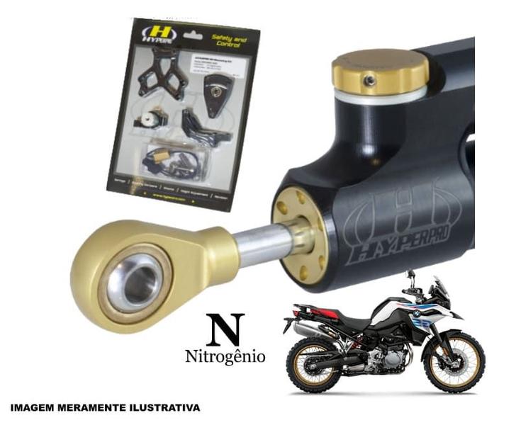 Imagem de Kit suporte + Amortecedor Direção Hyperpro Bmw F 850Gs 2022