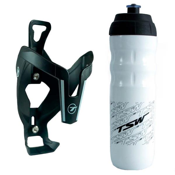 Imagem de Kit Suporte De Caramanhola Squeeze 550ml Bike Mtb Speed Gravel Nylon Tsw