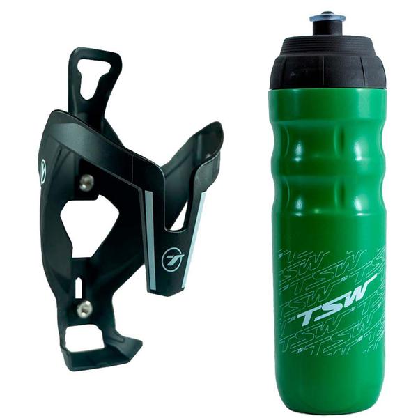 Imagem de Kit Suporte De Caramanhola Squeeze Garrafa 550ml Ciclismo Mtb Speed Tsw