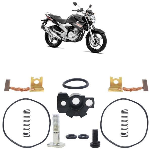 Imagem de Kit Suporte Escovas YS 250 Fazer 2012 A 2015 Completo