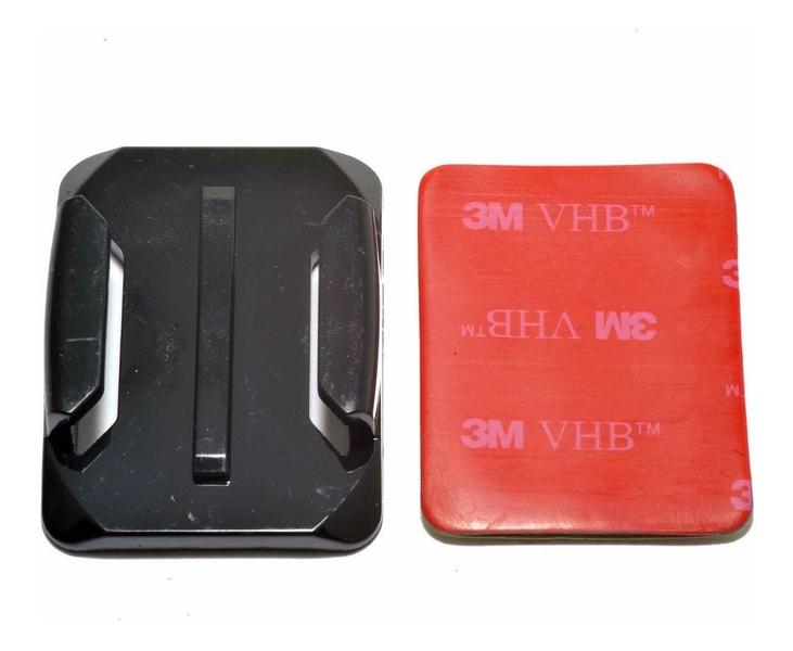 Kit Suporte Frontal Adesivos Curvo Capacete go action pro hero 11 - PDIMPORT Imagem de Kit Suporte Frontal Adesivos Curvo Capacete go action pro hero 11