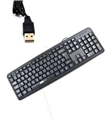 Imagem de Kit Suporte Notebook e Teclado Usb com Fio Usb Preto ABNT2  TS01