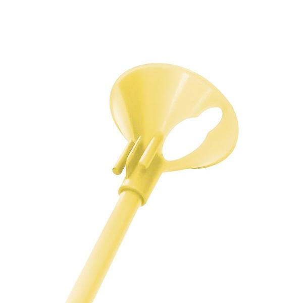 Imagem de Kit Suporte para Balão 33cm - Amarelo Candy - 10 unidades