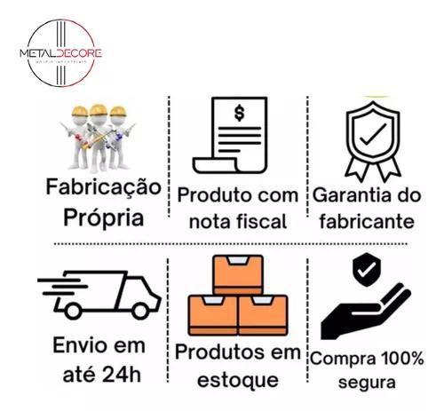 Imagem de Kit suporte para prateleira estilo industrial