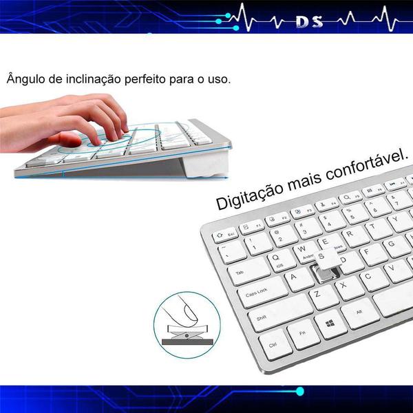 Imagem de Kit Suporte Para Tablet A8 T225 + Mini Teclado Bluetooth