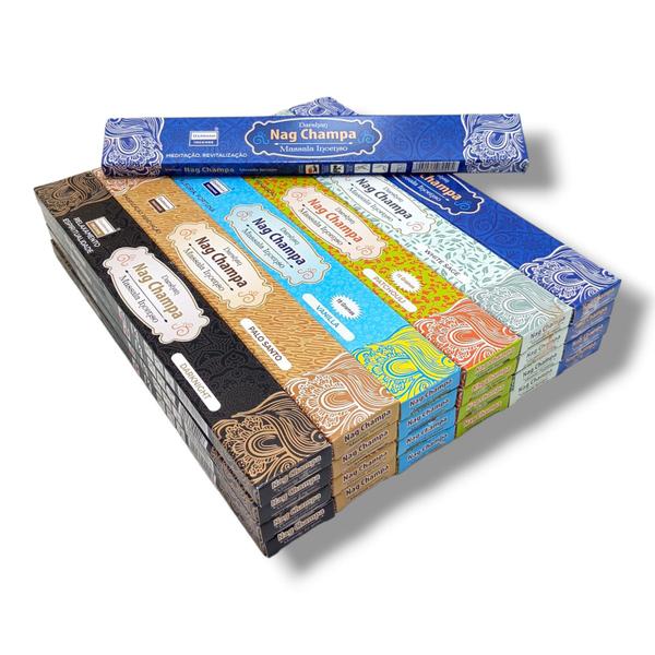 Imagem de Kit Supremo Incenso Darshan Nag Champa 6 aromas 250 varetas