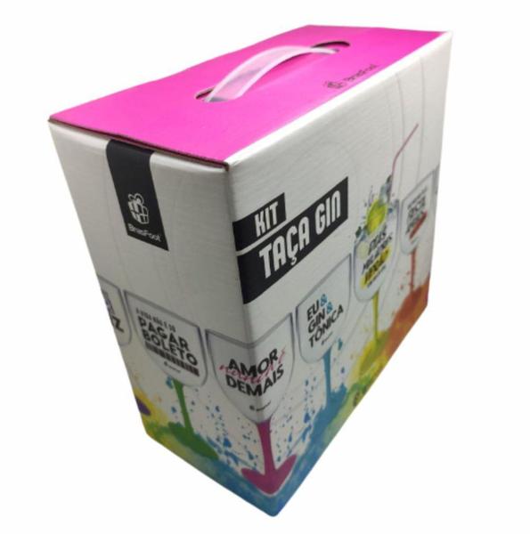 Kit Taça Gin Amor Nunca e Demais e Eu & Gin & Tônica - Brasfoot Imagem de Kit Taça Gin Amor Nunca e Demais e Eu & Gin & Tônica - Brasfoot