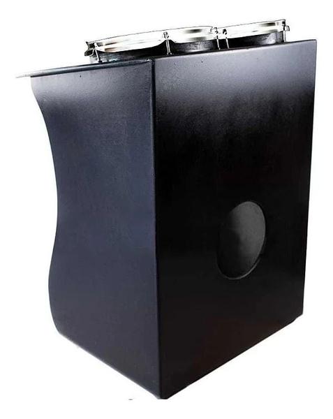 Kit Tajon Cajon Bateria Jaguar Extreme Drum Box 16' Polegadas Preto TJX02 Imagem de Kit Tajon Cajon Bateria Jaguar Extreme Drum Box 16' Polegadas Preto TJX02
