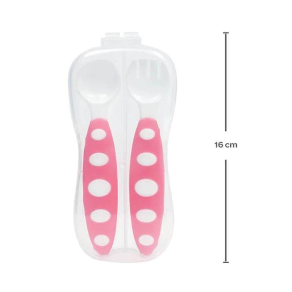 Kit talher com case rosa buba Imagem de Kit talher com case rosa buba