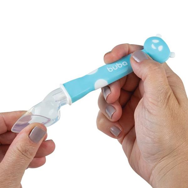 Kit Talher De Treinamento Anatômica Bebê Pandinha Em Silicone Buba - Buba Baby Imagem de Kit Talher De Treinamento Anatômica Bebê Pandinha Em Silicone Buba