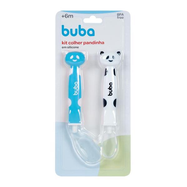 Kit Talher De Treinamento Anatômica Bebê Pandinha Em Silicone Buba - Buba Baby Imagem de Kit Talher De Treinamento Anatômica Bebê Pandinha Em Silicone Buba