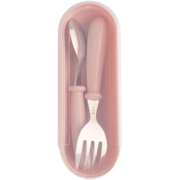 Kit talher infantil com estojo - CLINK Imagem de Kit talher infantil com estojo