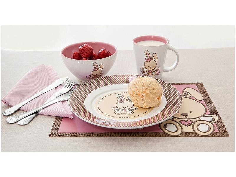 Kit Talher Infantil Tramontina Le Petit 2 Peças Imagem de Kit Talher Infantil Tramontina Le Petit 2 Peças
