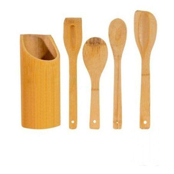 Imagem de Kit Talheres De Bambu 4 Peças Arthouse - ART HOUSE