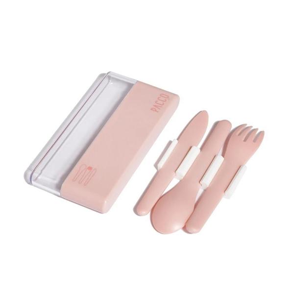 Kit Talheres Easy Set Rosa Pacco Imagem de Kit Talheres Easy Set Rosa Pacco