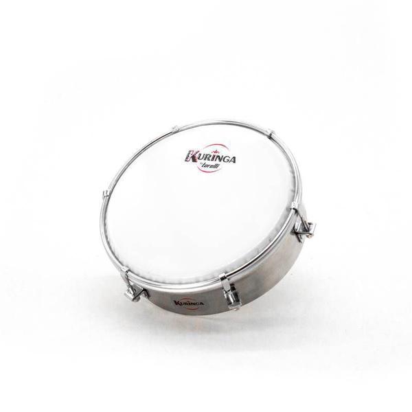 Kit Tamborim Aco Inox Kuringa Torelli Kt055 + Capa + Baqueta - Torelli Musical Imagem de Kit Tamborim Aco Inox Kuringa Torelli Kt055 + Capa + Baqueta