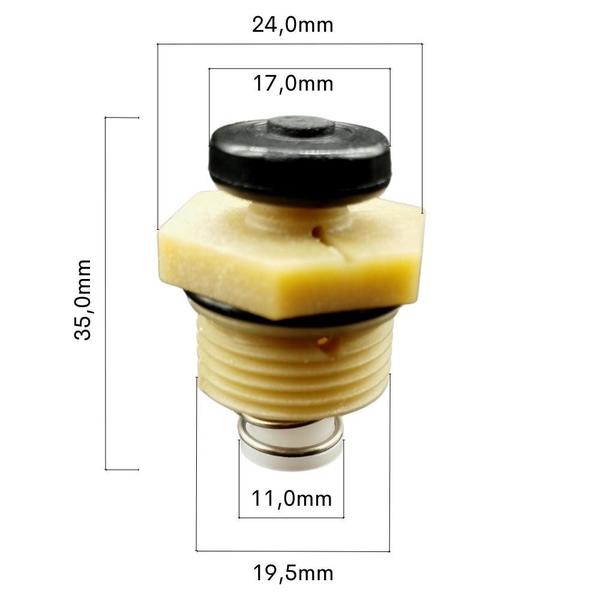 Imagem de Kit Tampa By Pass com Retenção Compatível com Lavajato Tekna HLX951V