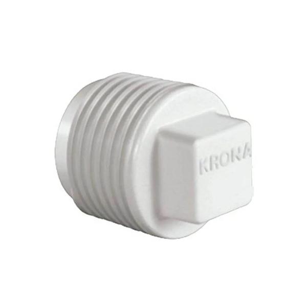 Imagem de Kit Tampão Plug e Niple de Rosca (06 Peças) 1/2 Roscável PVC