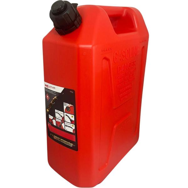 Imagem de Kit Tanques Combustível Gasolina Vermelho 5 10 E 20 Litros