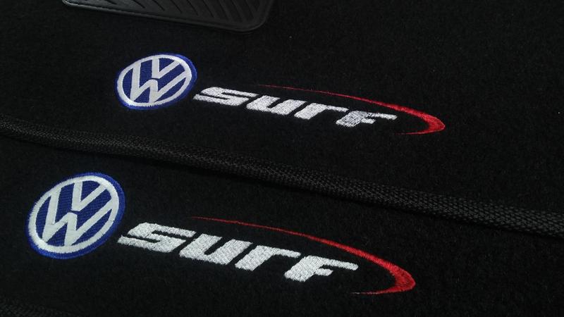 Imagem de Kit Tapete Carpete Volkswagen Saveiro Surf 2011-2015 Preto