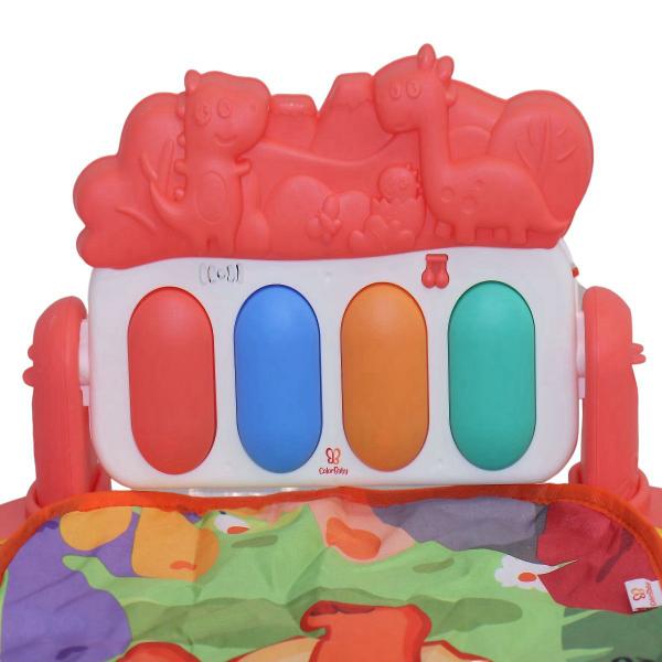 Kit Tapete Dino Bebes Ginásio de Atividades + Bolsa Canguru - Color Baby Imagem de Kit Tapete Dino Bebes Ginásio de Atividades + Bolsa Canguru