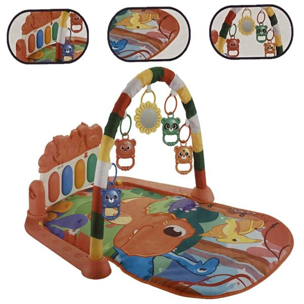 Kit Tapete Dino Bebes Ginásio de Atividades + Bolsa Canguru - Color Baby Imagem de Kit Tapete Dino Bebes Ginásio de Atividades + Bolsa Canguru