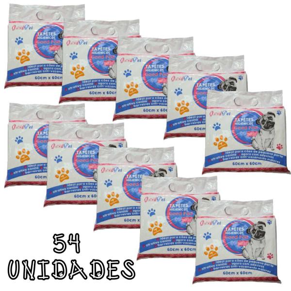 Imagem de Kit Tapete Higiênico Pet Good Pads 7un combo 54 pacotes